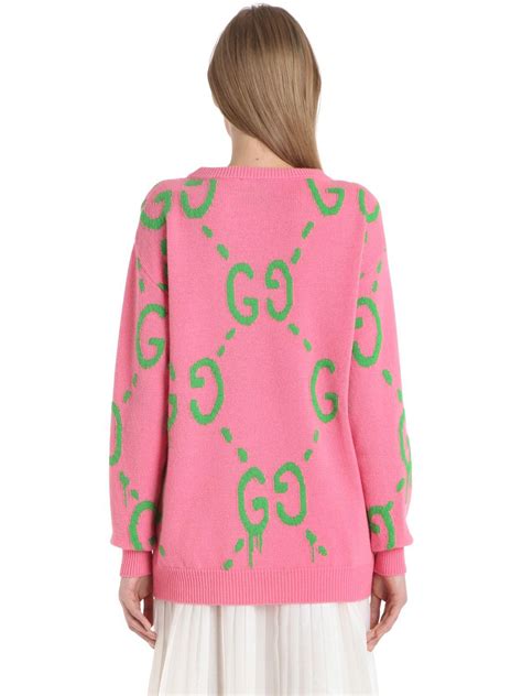 pink gucci jumper womens|gucci sweater women.